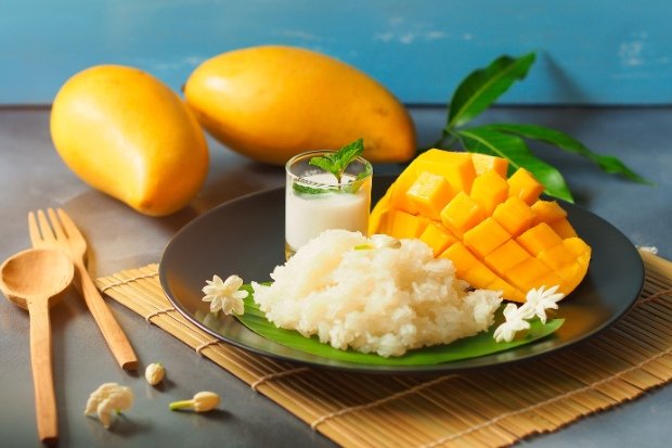 Mango Sticky Rice Ketan yang Pulen dan Wangi