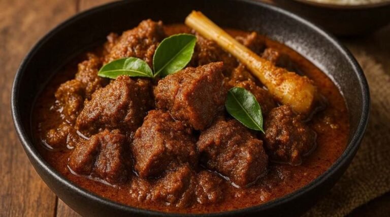 Rendang Daging, Warisan Kuliner Minangkabau yang Mendunia